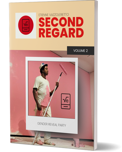 Couverture du volume 2 : en couverture, la photo « Gender reveal party »